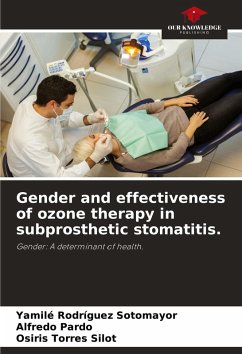 Cover Gender and effectiveness of ozone therapy in subprosthetic stomatitis.