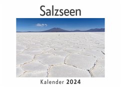 Salzseen (Wandkalender 2024, Kalender DIN A4 quer, Monatskalender im Querformat mit Kalendarium, Das perfekte Geschenk) - Müller, Anna