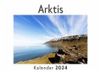 Arktis (Wandkalender 2024, Kalender DIN A4 quer, Monatskalender im Querformat mit Kalendarium, Das perfekte Geschenk)