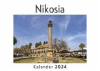 Nikosia (Wandkalender 2024, Kalender DIN A4 quer, Monatskalender im Querformat mit Kalendarium, Das perfekte Geschenk)