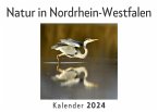 Natur in Nordrhein-Westfalen (Wandkalender 2024, Kalender DIN A4 quer, Monatskalender im Querformat mit Kalendarium, Das perfekte Geschenk)