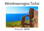 Mittelmeerregion Türkei (Wandkalender 2024, Kalender DIN A4 quer, Monatskalender im Querformat mit Kalendarium, Das perfekte Geschenk)