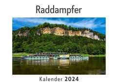 Raddampfer (Wandkalender 2024, Kalender DIN A4 quer, Monatskalender im Querformat mit Kalendarium, Das perfekte Geschenk) - Müller, Anna