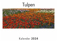 Tulpen (Wandkalender 2024, Kalender DIN A4 quer, Monatskalender im Querformat mit Kalendarium, Das perfekte Geschenk) - Müller, Anna