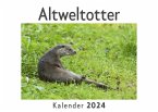 Altweltotter (Wandkalender 2024, Kalender DIN A4 quer, Monatskalender im Querformat mit Kalendarium, Das perfekte Geschenk)
