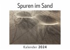 Spuren im Sand (Wandkalender 2024, Kalender DIN A4 quer, Monatskalender im Querformat mit Kalendarium, Das perfekte Geschenk)