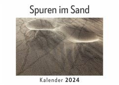 Spuren im Sand (Wandkalender 2024, Kalender DIN A4 quer, Monatskalender im Querformat mit Kalendarium, Das perfekte Geschenk) - Müller, Anna