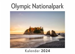 Olympic Nationalpark (Wandkalender 2024, Kalender DIN A4 quer, Monatskalender im Querformat mit Kalendarium, Das perfekte Geschenk) - Müller, Anna