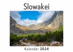 Slowakei (Wandkalender 2024, Kalender DIN A4 quer, Monatskalender im Querformat mit Kalendarium, Das perfekte Geschenk)