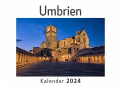 Umbrien (Wandkalender 2024, Kalender DIN A4 quer, Monatskalender im Querformat mit Kalendarium, Das perfekte Geschenk) - Müller, Anna