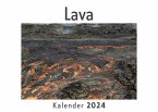 Lava (Wandkalender 2024, Kalender DIN A4 quer, Monatskalender im Querformat mit Kalendarium, Das perfekte Geschenk)