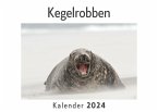 Kegelrobben (Wandkalender 2024, Kalender DIN A4 quer, Monatskalender im Querformat mit Kalendarium, Das perfekte Geschenk)