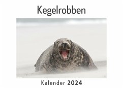 Kegelrobben (Wandkalender 2024, Kalender DIN A4 quer, Monatskalender im Querformat mit Kalendarium, Das perfekte Geschenk) - Müller, Anna