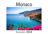 Monaco (Wandkalender 2024, Kalender DIN A4 quer, Monatskalender im Querformat mit Kalendarium, Das perfekte Geschenk)
