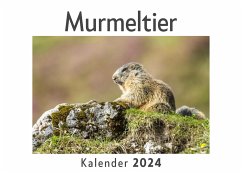 Murmeltier (Wandkalender 2024, Kalender DIN A4 quer, Monatskalender im Querformat mit Kalendarium, Das perfekte Geschenk) - Müller, Anna