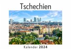 Tschechien (Wandkalender 2024, Kalender DIN A4 quer, Monatskalender im Querformat mit Kalendarium, Das perfekte Geschenk)