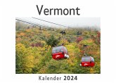 Vermont (Wandkalender 2024, Kalender DIN A4 quer, Monatskalender im Querformat mit Kalendarium, Das perfekte Geschenk)
