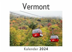 Vermont (Wandkalender 2024, Kalender DIN A4 quer, Monatskalender im Querformat mit Kalendarium, Das perfekte Geschenk) - Müller, Anna