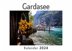 Gardasee (Wandkalender 2024, Kalender DIN A4 quer, Monatskalender im Querformat mit Kalendarium, Das perfekte Geschenk) - Müller, Anna