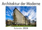 Architektur der Moderne (Wandkalender 2024, Kalender DIN A4 quer, Monatskalender im Querformat mit Kalendarium, Das perfekte Geschenk)