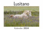 Lusitano (Wandkalender 2024, Kalender DIN A4 quer, Monatskalender im Querformat mit Kalendarium, Das perfekte Geschenk)