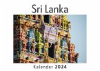 Sri Lanka (Wandkalender 2024, Kalender DIN A4 quer, Monatskalender im Querformat mit Kalendarium, Das perfekte Geschenk)