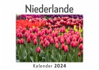 Niederlande (Wandkalender 2024, Kalender DIN A4 quer, Monatskalender im Querformat mit Kalendarium, Das perfekte Geschenk)