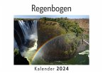 Regenbogen (Wandkalender 2024, Kalender DIN A4 quer, Monatskalender im Querformat mit Kalendarium, Das perfekte Geschenk)