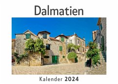 Dalmatien (Wandkalender 2024, Kalender DIN A4 quer, Monatskalender im Querformat mit Kalendarium, Das perfekte Geschenk) - Müller, Anna