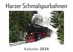 Harzer Schmalspurbahnen (Wandkalender 2024, Kalender DIN A4 quer, Monatskalender im Querformat mit Kalendarium, Das perfekte Geschenk)