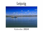 Leipzig (Wandkalender 2024, Kalender DIN A4 quer, Monatskalender im Querformat mit Kalendarium, Das perfekte Geschenk)