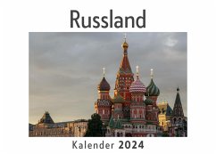 Russland (Wandkalender 2024, Kalender DIN A4 quer, Monatskalender im Querformat mit Kalendarium, Das perfekte Geschenk) - Müller, Anna