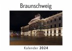 Braunschweig (Wandkalender 2024, Kalender DIN A4 quer, Monatskalender im Querformat mit Kalendarium, Das perfekte Geschenk)