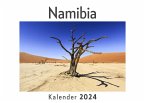 Namibia (Wandkalender 2024, Kalender DIN A4 quer, Monatskalender im Querformat mit Kalendarium, Das perfekte Geschenk)