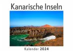 Kanarische Inseln (Wandkalender 2024, Kalender DIN A4 quer, Monatskalender im Querformat mit Kalendarium, Das perfekte Geschenk)