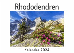 Rhododendren (Wandkalender 2024, Kalender DIN A4 quer, Monatskalender im Querformat mit Kalendarium, Das perfekte Geschenk) - Müller, Anna