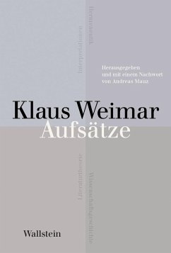 Aufsätze - Weimar, Klaus