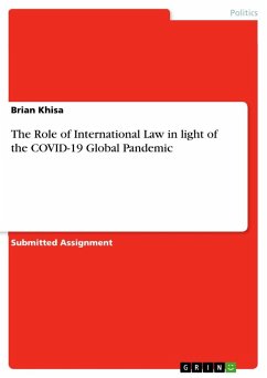 The Role of International Law in light of the COVID-19 Global Pandemic