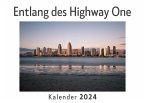 Entlang des Highway One (Wandkalender 2024, Kalender DIN A4 quer, Monatskalender im Querformat mit Kalendarium, Das perfekte Geschenk)