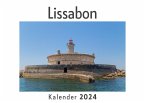 Lissabon (Wandkalender 2024, Kalender DIN A4 quer, Monatskalender im Querformat mit Kalendarium, Das perfekte Geschenk)