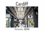 Cardiff (Wandkalender 2024, Kalender DIN A4 quer, Monatskalender im Querformat mit Kalendarium, Das perfekte Geschenk)