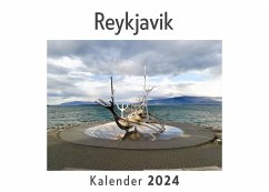 Reykjavik (Wandkalender 2024, Kalender DIN A4 quer, Monatskalender im Querformat mit Kalendarium, Das perfekte Geschenk) - Müller, Anna