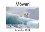 Möwen (Wandkalender 2024, Kalender DIN A4 quer, Monatskalender im Querformat mit Kalendarium, Das perfekte Geschenk)