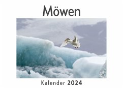 Möwen (Wandkalender 2024, Kalender DIN A4 quer, Monatskalender im Querformat mit Kalendarium, Das perfekte Geschenk) - Müller, Anna
