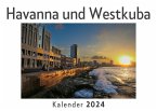 Havanna und Westkuba (Wandkalender 2024, Kalender DIN A4 quer, Monatskalender im Querformat mit Kalendarium, Das perfekte Geschenk)