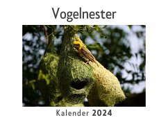 Vogelnester (Wandkalender 2024, Kalender DIN A4 quer, Monatskalender im Querformat mit Kalendarium, Das perfekte Geschenk) - Müller, Anna