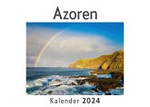 Azoren (Wandkalender 2024, Kalender DIN A4 quer, Monatskalender im Querformat mit Kalendarium, Das perfekte Geschenk)
