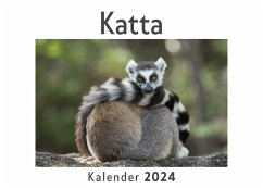 Katta (Wandkalender 2024, Kalender DIN A4 quer, Monatskalender im Querformat mit Kalendarium, Das perfekte Geschenk) - Müller, Anna