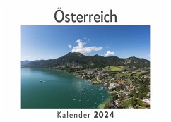 Österreich (Wandkalender 2024, Kalender DIN A4 quer, Monatskalender im Querformat mit Kalendarium, Das perfekte Geschenk) - Müller, Anna