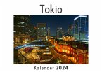 Tokio (Wandkalender 2024, Kalender DIN A4 quer, Monatskalender im Querformat mit Kalendarium, Das perfekte Geschenk)